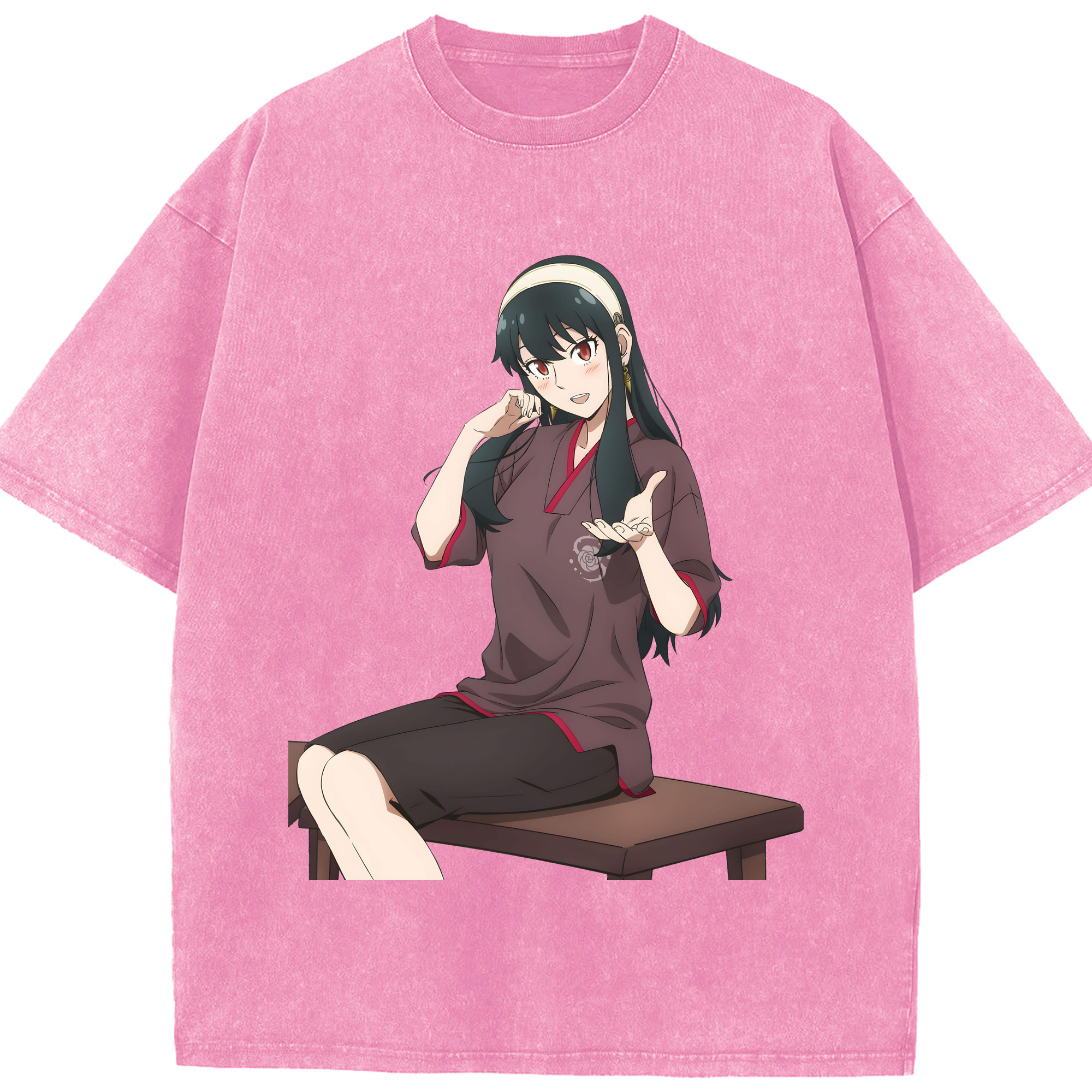 （画像用） SPY×FAMILY间谍家家酒 綿100% ヴィンテージ風 半袖Tシャツ（フロントプリント）